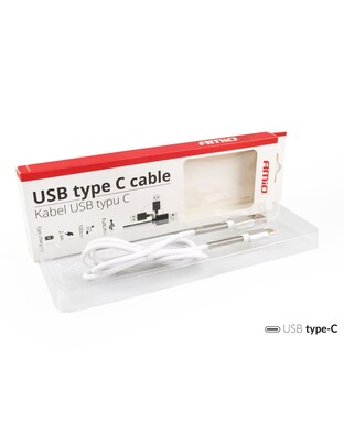 Amio - ΚΑΛΩΔΙΟ ΦΟΡΤΙΣΗΣ ΚΑΙ ΣΥΓΧΡΟΝΙΣΜΟΥ USB TYPE C 2,4A 100cm FULL LINK - 1 ΤΕΜ. (01433/AM)