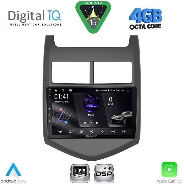 DIGITAL IQ RSG 6074_CPA (9inc) MULTIMEDIA TABLET for CHEVROLET AVEO mod. 2011-2014