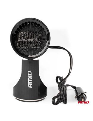 Amio - ΑΕΡΟΘΕΡΜΟ ΑΝΑΠΤΗΡΑ 12V - 150W (ΚΑΛΩΔΙΟ 150 cm) ΜΑΥΡΟ 150x100x80 mm - 1 ΤΕΜ. (02898/AM)