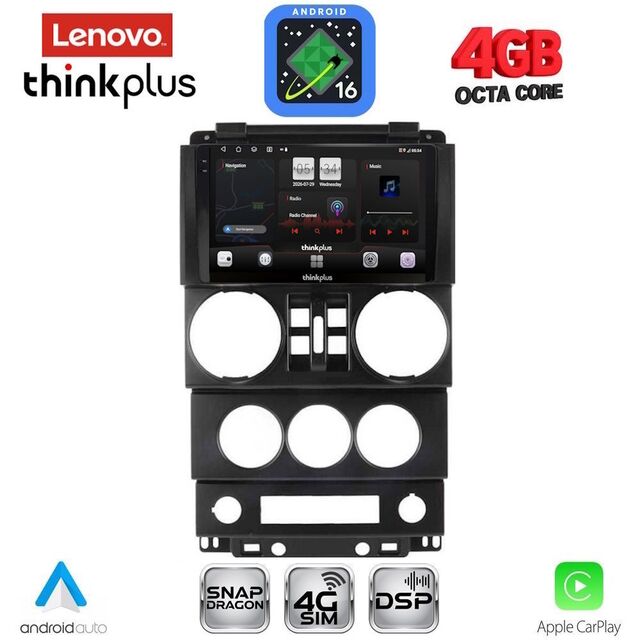 LENOVO LTG 7294_CPA (9inc) MULTIMEDIA TABLET for JEEP WRANGLER  mod. 2006-2011