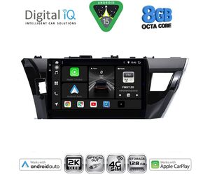 DIGITAL IQ BXK 20714SM_CPAA (10inc) MULTIMEDIA TABLET for TOYOTA COROLLA mod. 2013-2016