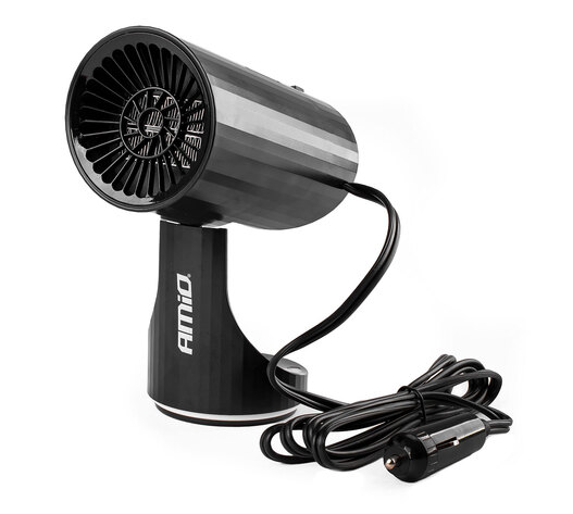 Amio - ΑΕΡΟΘΕΡΜΟ ΑΝΑΠΤΗΡΑ 12V - 150W (ΚΑΛΩΔΙΟ 150 cm) ΜΑΥΡΟ 150x100x80 mm - 1 ΤΕΜ. (02898/AM)