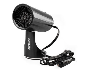 Amio - ΑΕΡΟΘΕΡΜΟ ΑΝΑΠΤΗΡΑ 12V - 150W (ΚΑΛΩΔΙΟ 150 cm) ΜΑΥΡΟ 150x100x80 mm - 1 ΤΕΜ. (02898/AM)
