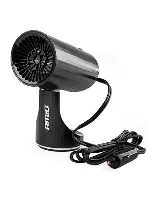 Amio - ΑΕΡΟΘΕΡΜΟ ΑΝΑΠΤΗΡΑ 12V - 150W (ΚΑΛΩΔΙΟ 150 cm) ΜΑΥΡΟ 150x100x80 mm - 1 ΤΕΜ. (02898/AM)