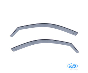 ΖΕΥΓΑΡΙ ΜΠΡΟΣΤΙΝΟΙ ΑΝΕΜΟΘΡΑΥΣΤΕΣ ΓΙΑ VW BORA /JETTA 4D 1998-2005 / GOLF 4 5D 1997-2003 ΑΠΟ ΕΥΚΑΜΠΤΟ ΧΥΤΟ ΑΚΡΥΛΙΚΟ ΓΥΑΛΙ  (CAST ACRYLIC GLASS) DGA - 2 ΤΕΜ.
