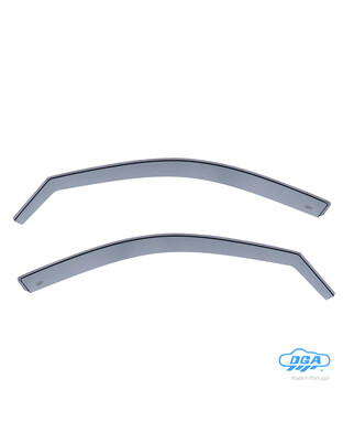 ΖΕΥΓΑΡΙ ΜΠΡΟΣΤΙΝΟΙ ΑΝΕΜΟΘΡΑΥΣΤΕΣ ΓΙΑ VW BORA /JETTA 4D 1998-2005 / GOLF 4 5D 1997-2003 ΑΠΟ ΕΥΚΑΜΠΤΟ ΧΥΤΟ ΑΚΡΥΛΙΚΟ ΓΥΑΛΙ  (CAST ACRYLIC GLASS) DGA - 2 ΤΕΜ.