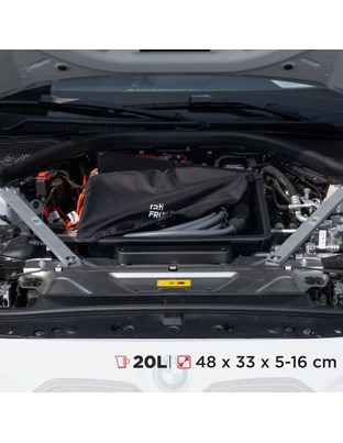 Rati - Frunk BMW i4 eDrive35 eDrive40 2022> χωρίς M Sport ανάρτηση πρακτικός Εμπρός Αποθηκευτικός Χώρος 20L για Καλώδια Φόρτισης και Καθημερινή Οργάνωση - 1 Τεμ. (V01901/RT)