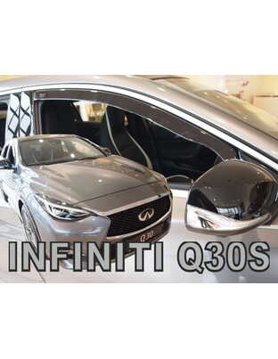 ΑΝΕΜΟΘΡΑΥΣΤΕΣ ΓΙΑ INFINITY Q30S 5D 2015-2019 ΖΕΥΓΑΡΙ ΑΥΤΟΚΙΝΗΤΟΥ ΑΠΟ ΕΥΚΑΜΠΤΟ ΦΙΜΕ ΠΛΑΣΤΙΚΟ HEKO - 2 ΤΕΜ.