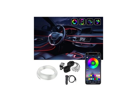 ΣΕΤ ΔΙΑΚΟΣΜΗΤΙΚΟΥ ΦΩΤΙΣΜΟΥ 18LED RGB ΑΥΤΟΚΙΝΗΤΟΥ  XD-2606