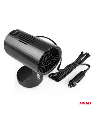 Amio - ΑΕΡΟΘΕΡΜΟ ΑΝΑΠΤΗΡΑ 12V - 150W (ΚΑΛΩΔΙΟ 150 cm) ΜΑΥΡΟ 150x100x80 mm - 1 ΤΕΜ. (02898/AM)