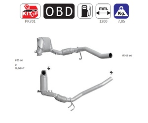 ΦΙΛΤΡΟ DPF ΣΙΛΙΚΟΝΟΥΧΟ ΚΑΡΒΙΔΙΟ SIC AUDI / SEAT / VOLKSWAGEN