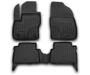 ΠΑΤΑΚΙΑ ΣΕ ΣΚΑΦΗ TPE ΛΑΣΤΙΧΟ ΓΙΑ FORD C-MAX 10/2003-10/2010  ΣΕ ΜΑΥΡΟ ΧΡΩΜΑ NOVLINE - 4 ΤΕΜ.