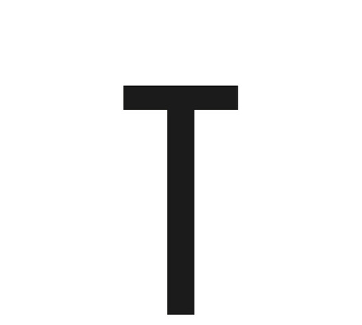 ΑΥΤΟΚΟΛΛΗΤΟ ΓΡΑΜΜΑ ΠΙΝΑΚΙΔΩΝ 60x30mm "T"