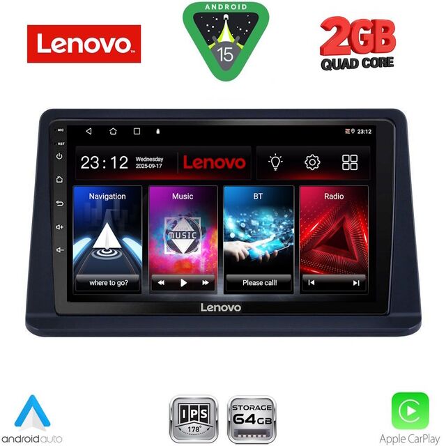 LENOVO LVD 2445_CPA (9inc) MULTIMEDIA TABLET for MITSUBISHI PAJERO mod. 1999-2006