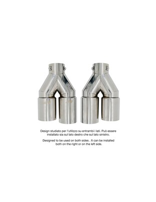 ΑΚΡΟ (ΜΠΟΥΚΑ) ΕΞΑΤΜΙΣΗΣ ΔΙΠΛΗ ΑΠΟΛΗΞΗ 33>73mm (ΜΗΚΟΣ: 280mm/ ΔΙΑΜΕΤΡΟΣ ΕΞΩΤΕΡΙΚΗ 88mmX2) SIMONI RACING - 1 TEM.