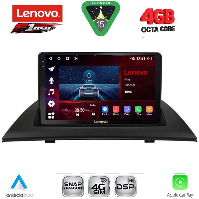 LENOVO SSQ 9058_CPA (9inc) MULTIMEDIA TABLET for BMW X3 (E83) mod. 2003-2010