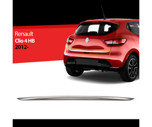TRIM  ΠΟΡΤ ΜΠΑΓΚΑΖ ΧΡΩΜΙΟΥ ΓΙΑ RENAULT CLIO 5D 2012+ S-DIZAYN - 1 τεμ.