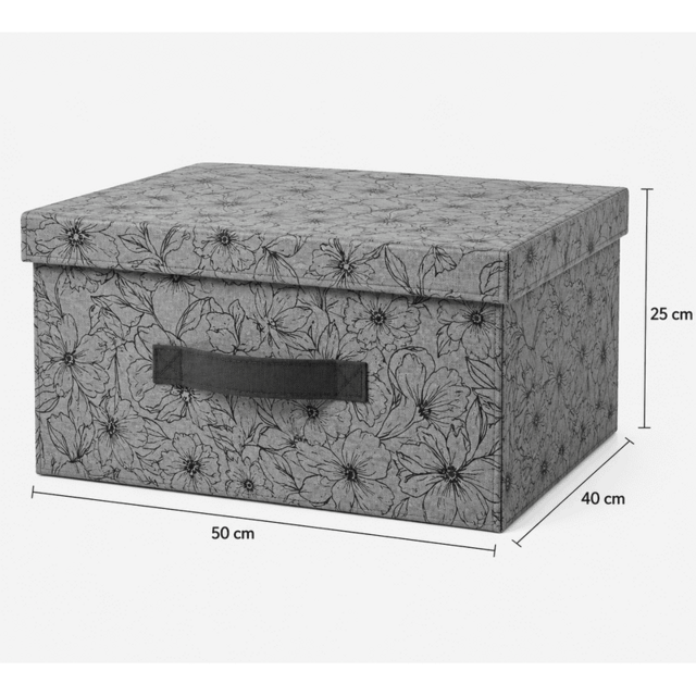 ΚΟΥΤΙ ΑΠΟΘΗΚΕΥΣΗΣ ΡΟΥΧΩΝ 50*40*25CM JZ-06404