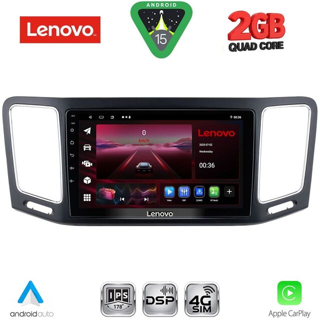 LENOVO LVF 5790_CPA (9inc) MULTIMEDIA TABLET for VW SHARAN mod. 2011-2023