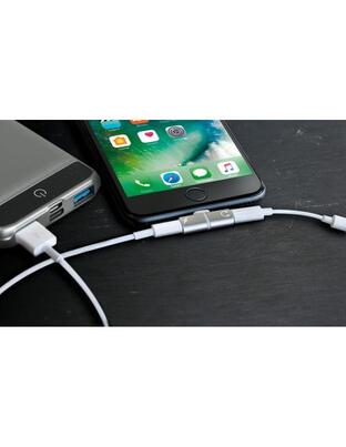 ΤΑΦ ΣΥΝΔΕΣΗΣ ΦΟΡΤΙΣΤΗ ΜΕ ΑΚΟΥΣΤΙΚΑ SPLITTER APPLE (8 PIN) 90 ΜΟΙΡΩΝ