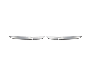 ΜΑΣΚΑΚΙΑ ΦΑΝΑΡΙΩΝ ΓΙΑ RENAULT CLIO 5D 2012+  ΚΑΤΩ ΠΙΣΩ ΦΑΝΑΡΙΩΝ ΧΡΩΜΙΟ ΜΕΤΑΛΛΙΚΑ 2ΤΕΜ.
