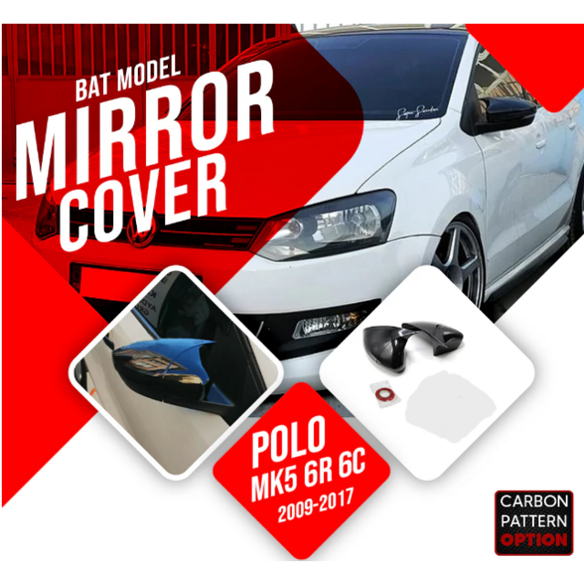Καπάκια καθρεφτών batman - Vw Polo 2009-2017