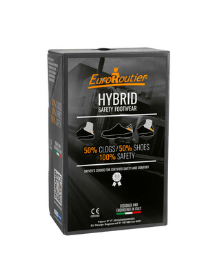 Euroroutier - Παπούτσια Ασφαλείας Νο 40 Hybrid Tech Green ελαφρύ αναπνεύσιμο ύφασμα αντιστατικό με μεταλλική μύτη - 1 τεμ. (L.ERHYTG40)