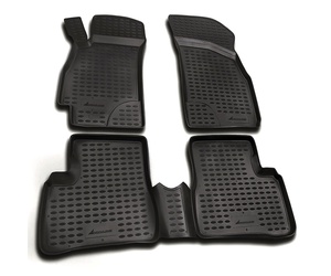ΠΑΤΑΚΙΑ ΣΕ ΣΚΑΦΗ TPE ΛΑΣΤΙΧΟ ΓΙΑ HYUNDAI ACCENT 5D 2000-2005  ΣΕ ΜΑΥΡΟ ΧΡΩΜΑ NOVLINE - 4 ΤΕΜ.