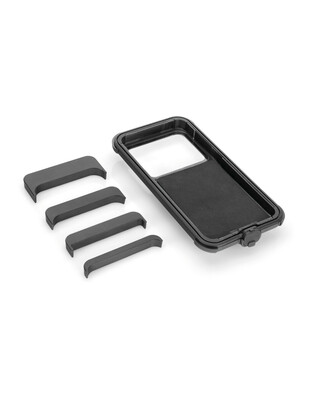 Θήκη Κινητού Hard Case της σειράς Optiline Universal Εφαρμογής για κινητά με μέγιστες διαστάσεις 78 x 165 mm, συμβατή με Βάσεις Στήριξης Κινητού Optiline για Μηχανή με σύστημα Duolock