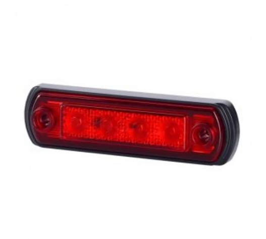 ΦΩΣ ΟΓΚΟΥ LD677 12/24V 4LED HORPOL ΚΟΚΚΙΝΟ (10,5 x 3 cm) -1ΤΕΜ.