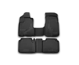 ΠΑΤΑΚΙΑ ΣΕ ΣΚΑΦΗ TPE ΛΑΣΤΙΧΟ ΓΙΑ HONDA CR-V 2002-2006  ΣΕ ΜΑΥΡΟ ΧΡΩΜΑ NOVLINE - 4 ΤΕΜ.