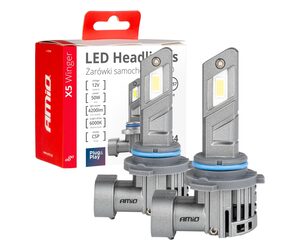 Amio - HB4 12V 50W 6.000K 4200LM CSP LED CAN-BUS SERIES X5 WINGER 2ΤΕΜ. (03949/AM)