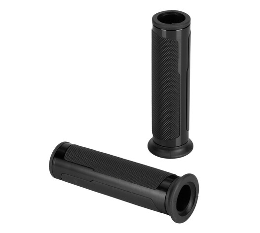 ΧΕΡΟΥΛΙΑ MOTO STYLE GRIP ΜΑΥΡΟ ΧΡΩΜΑ 22mm+25mm 12cm LAMPA - 2 τεμ.