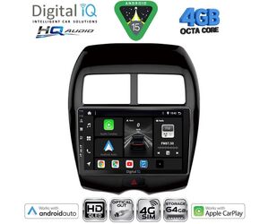 DIGITAL IQ BXK 19430_CPAA (10inc) MULTIMEDIA TABLET for MITSUBISHI ASX mod. 2009-2020 - PEUGEOT 4008 mod. 2012-2018