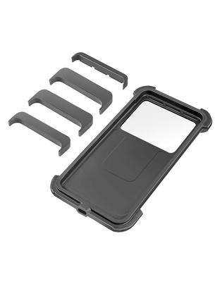 Θήκη Κινητού Hard Case της σειράς Optiline Universal Εφαρμογής για κινητά με μέγιστες διαστάσεις 78 x 165 mm, συμβατή με Βάσεις Στήριξης Κινητού Optiline για Μηχανή με σύστημα Duolock