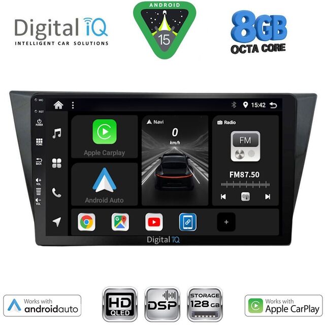 DIGITAL IQ BXF 18761_CPAA (10inc) MULTIMEDIA TABLET for VW TIGUAN mod. 2016-2024