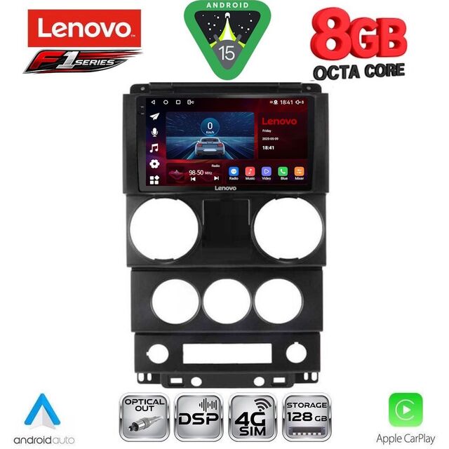 LENOVO SSR 10292_CPA (9inc) MULTIMEDIA TABLET for JEEP WRANGLER  mod. 2006-2011