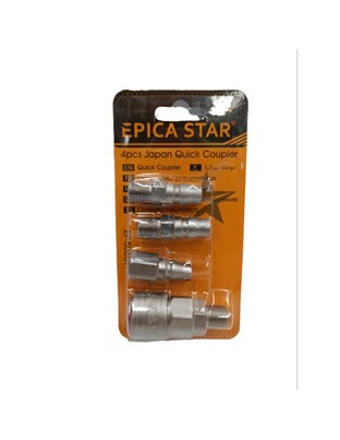 ΓΡΗΓΟΡΟΣ ΣΥΖΕΥΚΤΗΣ 1/4'' ΣΕΤ 4ΤΜΧ EPICA STAR EP-50601