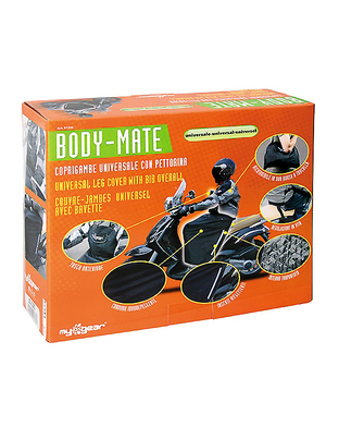 ΚΑΛΥΜΜΑ ΟΔΗΓΟΥ/ΦΟΡΕΤΗ ΠΟΔΙΑ ΜΗΧΑΝΗΣ BODY-MATE UNIVERSAL (ΜΑΥΡΟ/CORDURA/ΑΔΙΑΒΡΟΧΟ)