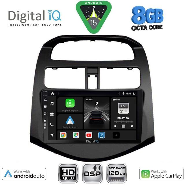 DIGITAL IQ BXF 7078_CPAA (9inc) MULTIMEDIA TABLET for CHEVROLET SPARK mod. 2009-2015