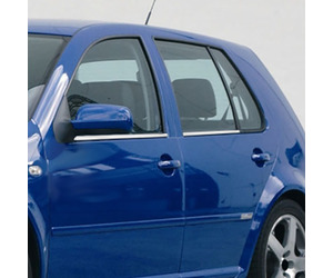 TRIM  ΠΑΡΑΘΥΡΩΝ ΑΥΤΟΚΟΛΛΗΤΑ ΧΡΩΜΙΟΥ 4ΤΕΜ. ΓΙΑ VW GOLF 4 5D 98-04