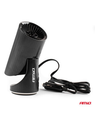 Amio - ΑΕΡΟΘΕΡΜΟ ΑΝΑΠΤΗΡΑ 12V - 150W (ΚΑΛΩΔΙΟ 150 cm) ΜΑΥΡΟ 150x100x80 mm - 1 ΤΕΜ. (02898/AM)