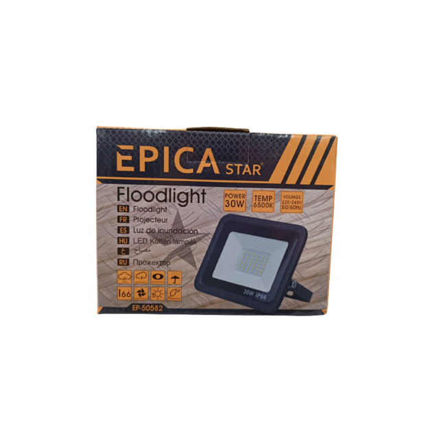 ΠΡΟΒΟΛΕΑΣ LED 30W EPICA STAR EP-50582