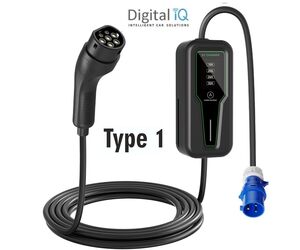 DIQ EV PRL 23207 (PORTABLE EV CHARGER TYPE 2 PEVC32A01 - 32A - 7kW for TYPE1 US)
