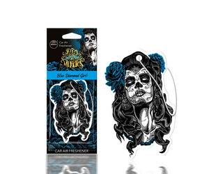 Amio - ΑΡΩΜΑΤΙΚΟ ΚΡΕΜΑΣΤΟ AROMA CAR MUERTOS BLUE DIAMONT GIRL - 1 TEM. (A10820/AM)