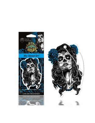 Amio - ΑΡΩΜΑΤΙΚΟ ΚΡΕΜΑΣΤΟ AROMA CAR MUERTOS BLUE DIAMONT GIRL - 1 TEM. (A10820/AM)