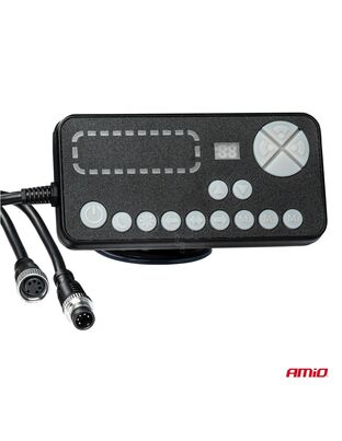 Amio - ΣΤΡΟΜΠΟ ΜΠΑΡΑ 12/24V 156xSMD LED 46'' 51 ΧΡΗΣΕΩΝ ΜΕ ΦΙΣ ΑΝΑΠΤΗΡΑ ΒΙΔΩΤΗ 1168x280X82mm​ - 1 TEM. (03344/AM)