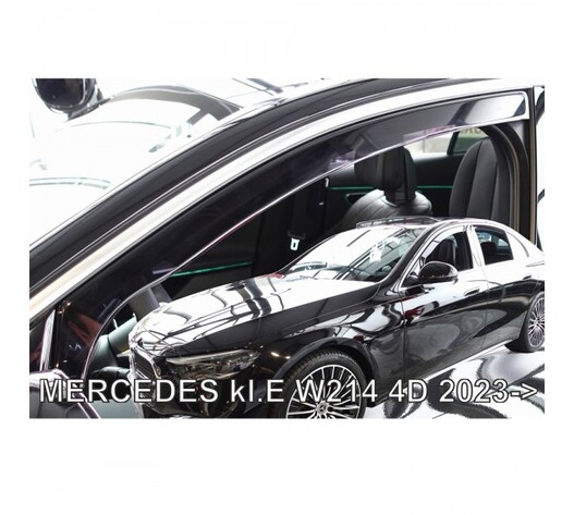 ΑΝΕΜΟΘΡΑΥΣΤΕΣ ΓΙΑ MERCEDES W214 4D 2023+ ΣΕΤ ΑΥΤΟΚΙΝΗΤΟΥ ΑΠΟ ΕΥΚΑΜΠΤΟ ΦΙΜΕ ΠΛΑΣΤΙΚΟ HEKO - 4 ΤΕΜ.