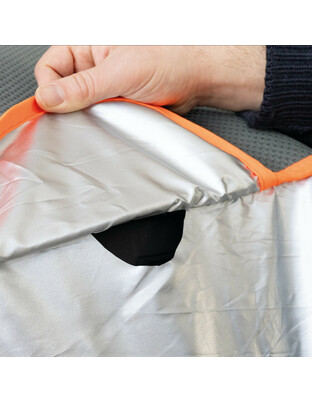 ΚΟΥΚΟΥΛΑ ΑΥΤΟΚΙΝΗΤΟΥ ΓΙΑ ΧΑΛΑΖΙ (max 11mm/70Km/h) CAR METEO GUARD MG-L 480x178x120cm LAMPA - 1 τεμ.