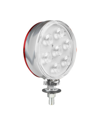 ΦΩΣ ΘΕΣΕΩΣ / ΒΟΗΘΗΤΙΚΟ ΦΩΣ ΦΟΡΤΗΓΟΥ 24V 14LED ΚΟΚΚΙΝΟ/ΛΕΥΚΟ 2ΧΡΗΣΕΩΝ LOKI-LED 105x115mm 1ΤΕΜ.